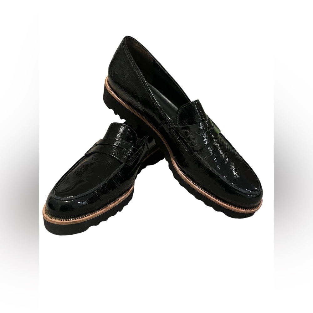 Paul Green Womens Black Loafers Size 11